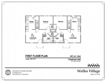 First Floor H/C A-3 Unit First Floor H/C A-3 Unit