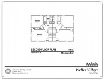 Second Floor 2 Bedroom Unit B Second Floor 2 Bedroom Unit B