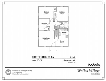 Three Bedroom C Unit Three Bedroom C Unit